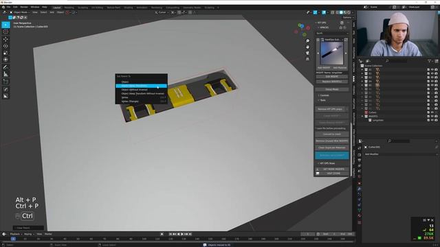 Modelling Sci fi inserts for Kit Ops in Blender смотреть онлайн
