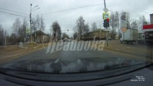 Момент взрыва газели с кислородным баллоном в Тверской области попал на камеру