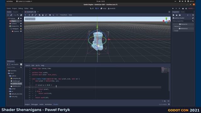 Shader shenanigans - Paweł Fertyk - GodotCon2021 смотреть онлайн