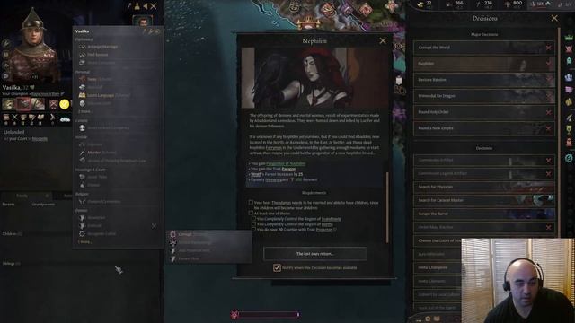 Starting CK3 Princes of Darkness (Vampire/Gothic Overhaul) Mod as ARES, Demon of Wrath смотреть онлайн
