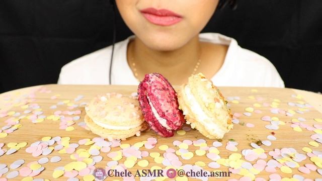 ASMR MACARONS 2 | SOFT CRUNCH | EXTREME EATING SOUNDS | No Talking | Chele ASMR