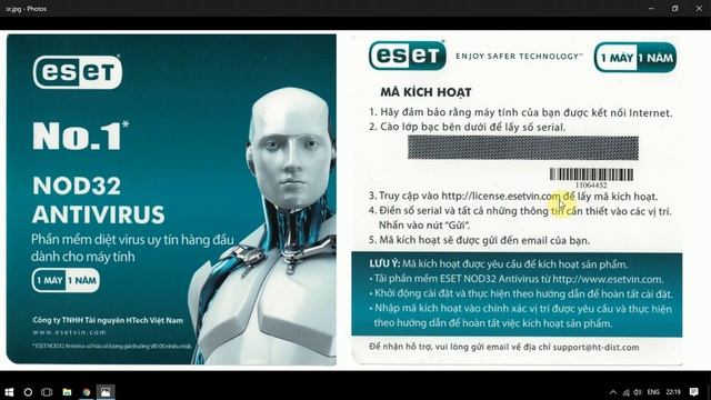Hướng dẫn lấy key kích hoạt Eset từ số serial смотреть онлайн