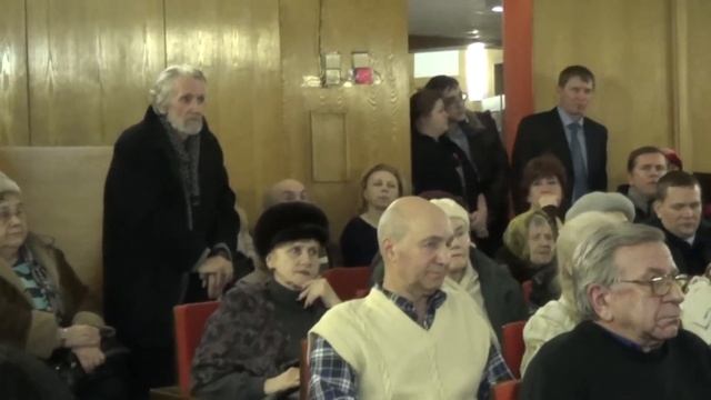 Встреча главы управы Головинского района Струева С.В. с населением 15.01.2014 смотреть онлайн