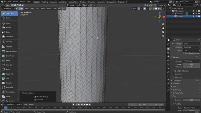 Blender beginner series No. 43 - Hyperboloid of one sheet смотреть онлайн