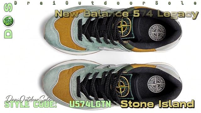 Stone Island x New Balance 574 Legacy смотреть онлайн