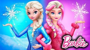 КУКЛЫ БАРБИ СЕСТРЫ ХОЛОДНОЕ СЕРДЦЕ АННА И ЭЛЬЗА