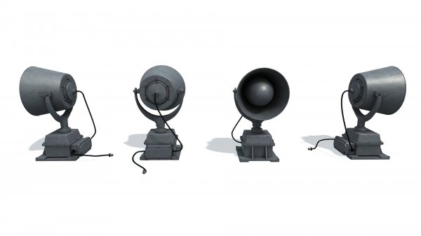 3D модель Громкоговоритель B. 3D model Loudspeaker B.