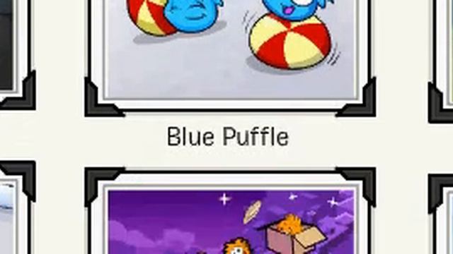 Club Penguin-New puffle postcards. смотреть онлайн