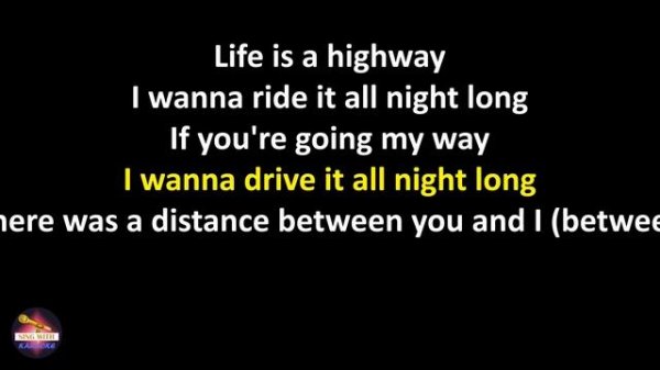 Rascal Flatts - Life is a Highway (Lyrics version)
