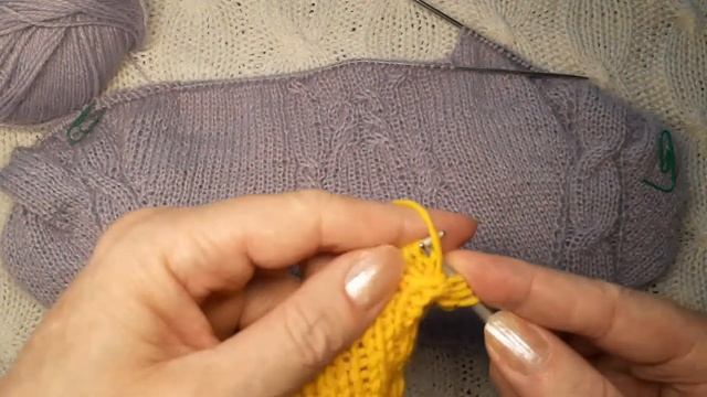 Узор спицами жгут выпуск №2