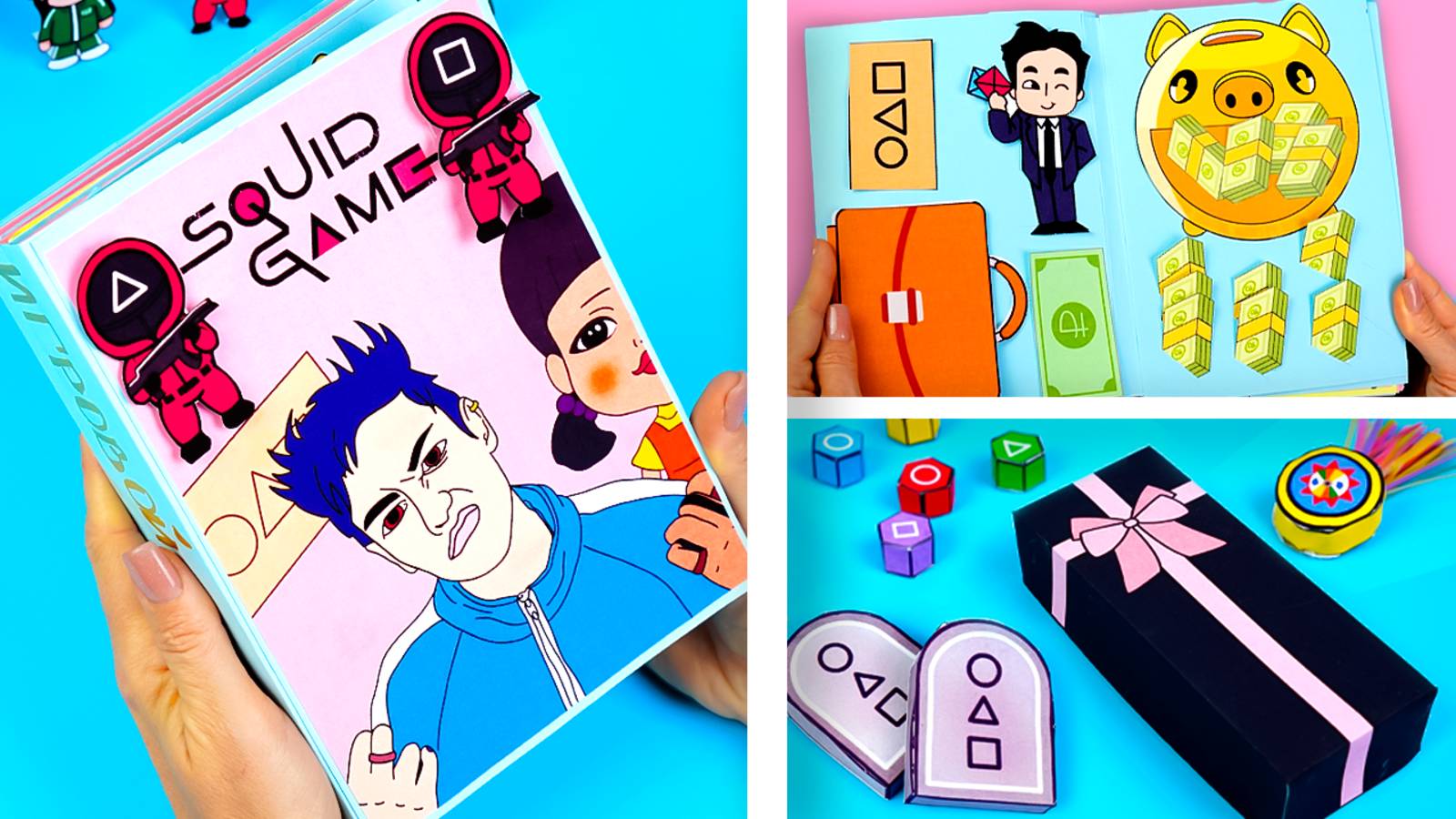 Игра в Кальмара 2 своими руками Как сделать игру из бумаги смотреть онлайн