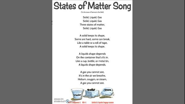 States of Matter Song to Farmer In the Dell смотреть онлайн