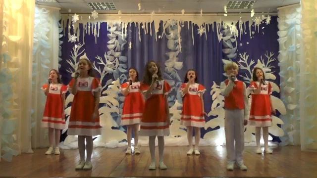 Ансамбль "Лучики надежды", Лицей 57, песня группы Снежинка, "Рождественская ночь" смотреть онлайн