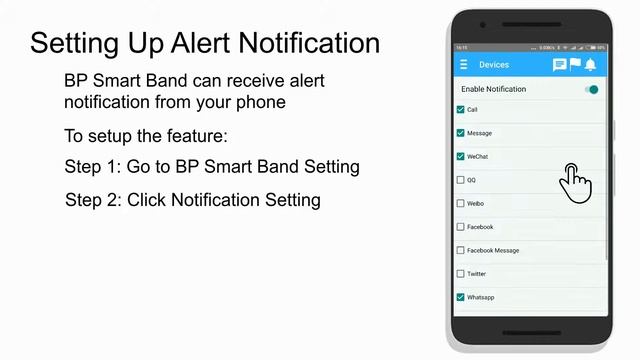 Setting Up CHIEF BP Smart Band Guide