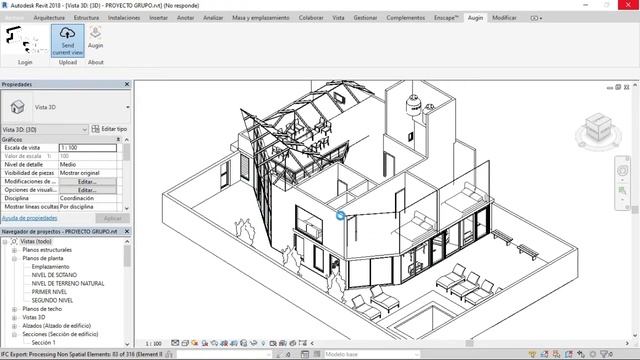 AUGIN REALIDAD VIRTUAL EN PLANOS ARQUITECTONICOS смотреть онлайн