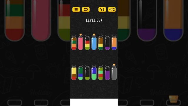 soda sort puzzle level 657 смотреть онлайн