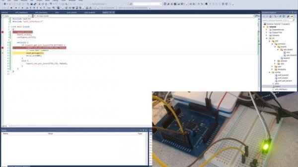 Atmel Studio Programming and Debugging