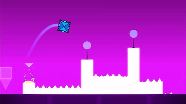 Прохождение геометри дашь Geometry Dash (3 уровень) (1 мир)￼ смотреть онлайн