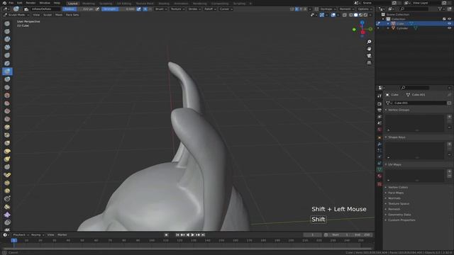 Sculpting The Easter Bunny | Blender 2.92 [Timelapse] смотреть онлайн