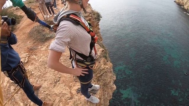 17 09 Полевая Анастасия Фиолент 62м Прыжки с веревкой в Крыму Jump&Fly смотреть онлайн