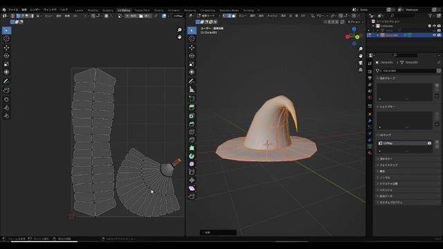 【blender】帽子を作ってFBX出力しよう！ベイクやUV展開も実施してるよ！【オリジナルアイテム装着シリーズ】 смотреть онлайн