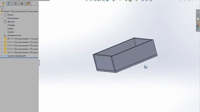 SolidWorks Tutorials. Tab and Slot смотреть онлайн
