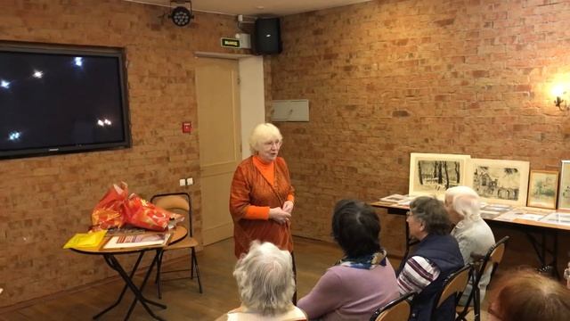 Мама, Татьяна Васильевна Суркова, делает доклад на секции краеведения о художнике С. Н. Спицыне смотреть онлайн