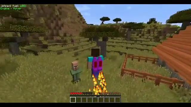 I MADE JETpacks in MINECRAFT2021||MINECRAFT jetpack mod||how to make jetpacks in minecraft смотреть онлайн