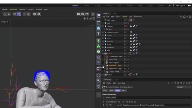 Ornatrix C4D In Depth Review Part 2 смотреть онлайн