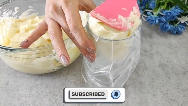 No Oven! No Gelatin. Easy And Quick Homemade Dessert Recipe In 10 Minutes/Без духовки! Без желатина
