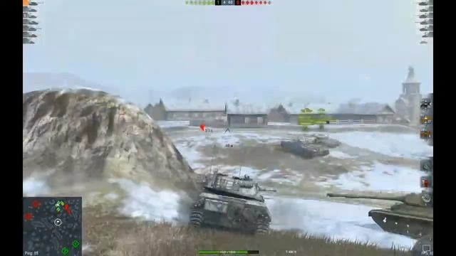 Скиллу не виден нерф) Leopard 1 WoT Blitz Let's Play смотреть онлайн