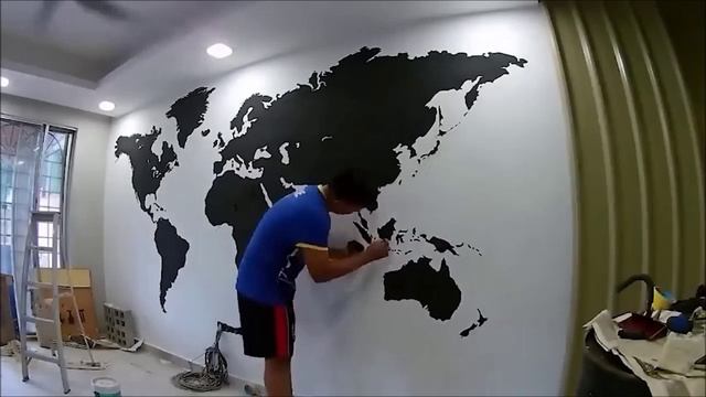 3D Карта на стену. смотреть онлайн