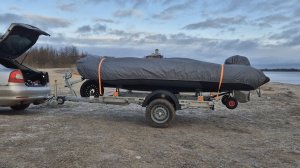 Спуск и подъем лодки с прицепа водник а5 Между делом рыбалка