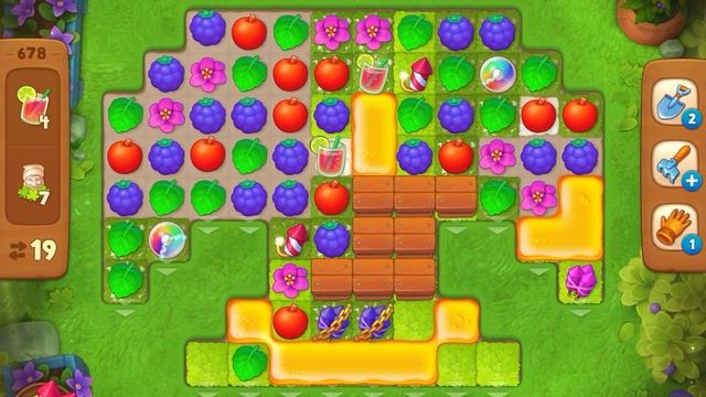 Gardenscapes Level 678 смотреть онлайн