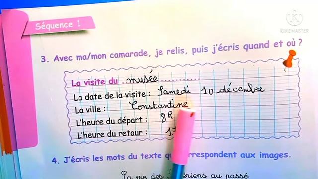 notre visite du musée exercices pages 35;36;37 cahier d'exercices 5AP смотреть онлайн