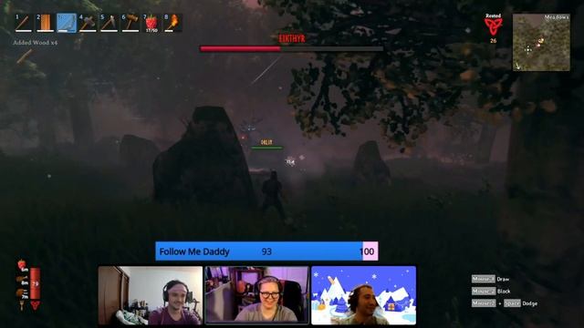 We accidentally spawned 3 of the first boss in Valheim смотреть онлайн