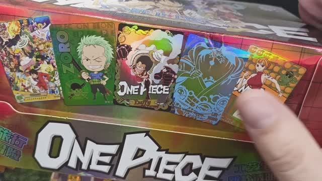 Ван Пис распаковка. 10 юаневый бокс кирпич от Bandai