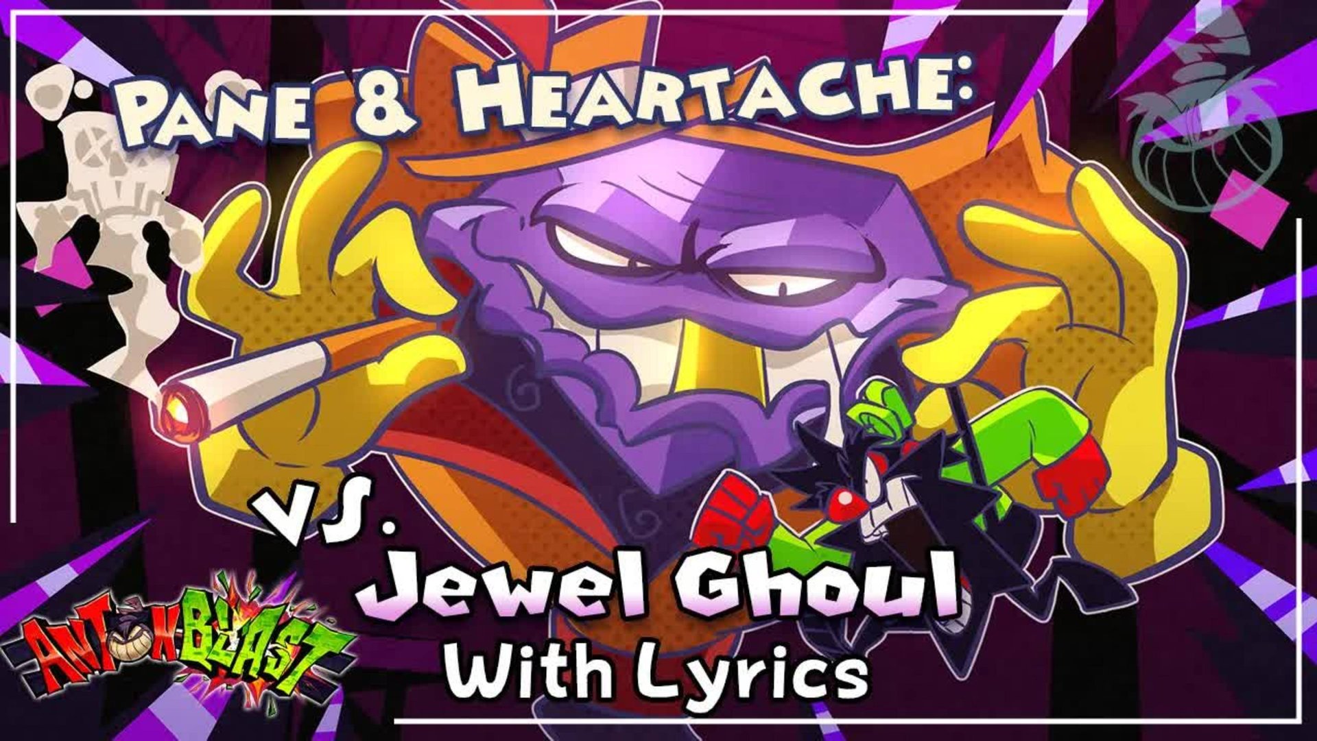 Pane and Heartache... VS. Jewel Ghoul WITH LYRICS - ANTONBLAST Cover смотреть онлайн