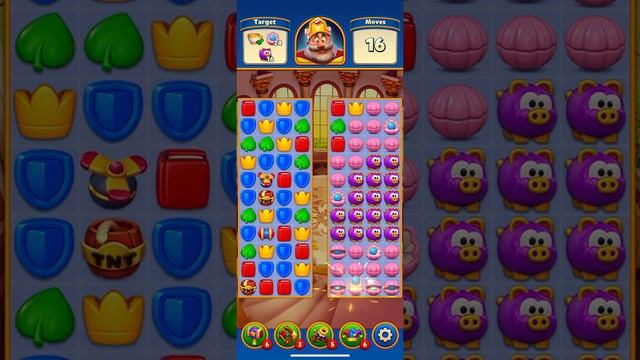 Royal Match Level 522 - No Booster - #gameplay #royalmatch