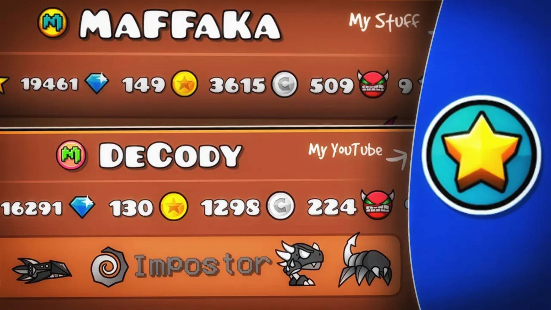 УРОВНИ ОТ ПОДПИСЧИКОВ С МОДЕРАТОРОМ в Geometry Dash смотреть онлайн