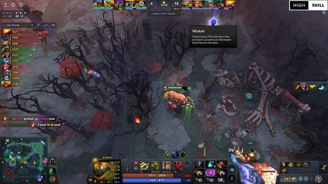 Dota 2 Pro Gameplay Wisper Pudge 4 2 12 High Skill Dota 2 смотреть онлайн