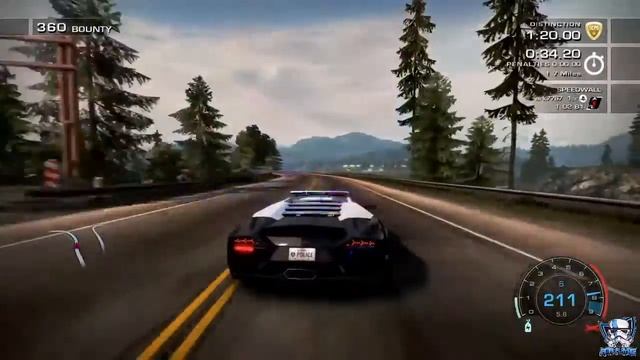 Need For Speed Hot Pursuit - Rapid Response ( Lamborghini Reventon Police) смотреть онлайн