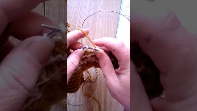 3 часть. МК носки тапочки спицам 36-38 размер. смотреть онлайн