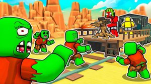 ПОЕЗД против ЗОМБИ в Dead Rails Roblox FFGTV