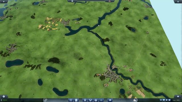 Transport Fever: Hard level. Without depts and trains, SPB map смотреть онлайн