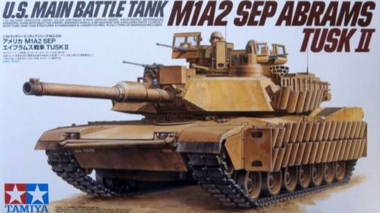 Распаковка Tamiya 1/35 35326 M1A2 SEP Abrams TUSK II