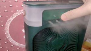 Air Cooler Fan RoHS, настольный увлажнитель воздуха, кондиционер, вентилятор от USB. Обзор и Отзыв.