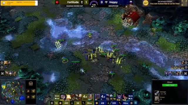 Clash Of The Warcraft Titans 👑 [UD] Happy Vs Fortitude [HU] 🏆 Round Robin Bo3 🏆 Huashan Sword Cup