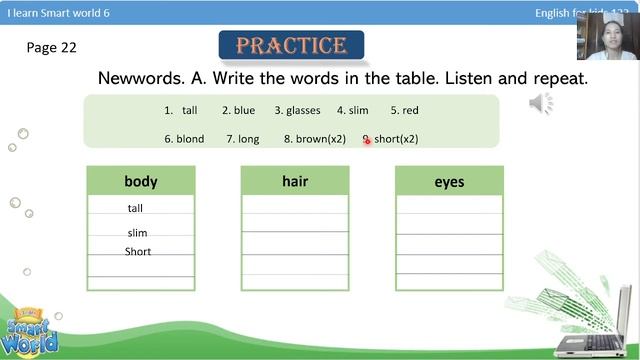 Lesson 1.1 Unit 3: Friends - Smart world 6 - Ms. Hồng Tâm смотреть онлайн