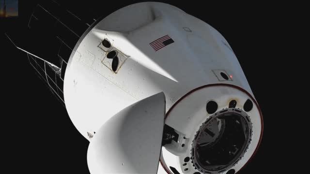 Космический корабль Crew Dragon отстыковался от МКС и вернулся на землю, приземлившись на воду🚀 смотреть онлайн